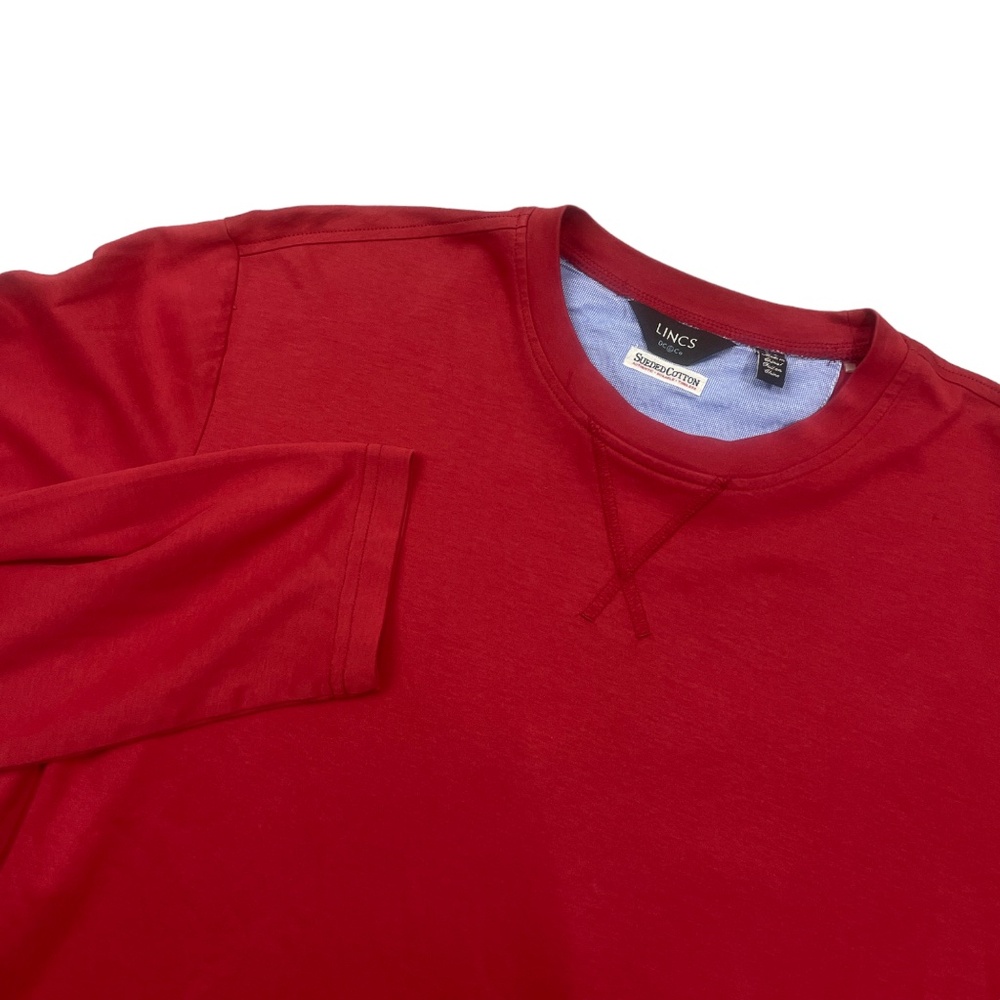 Lincs Large Long Sleeve‎ Sueded Cotton Jersey (small spot)